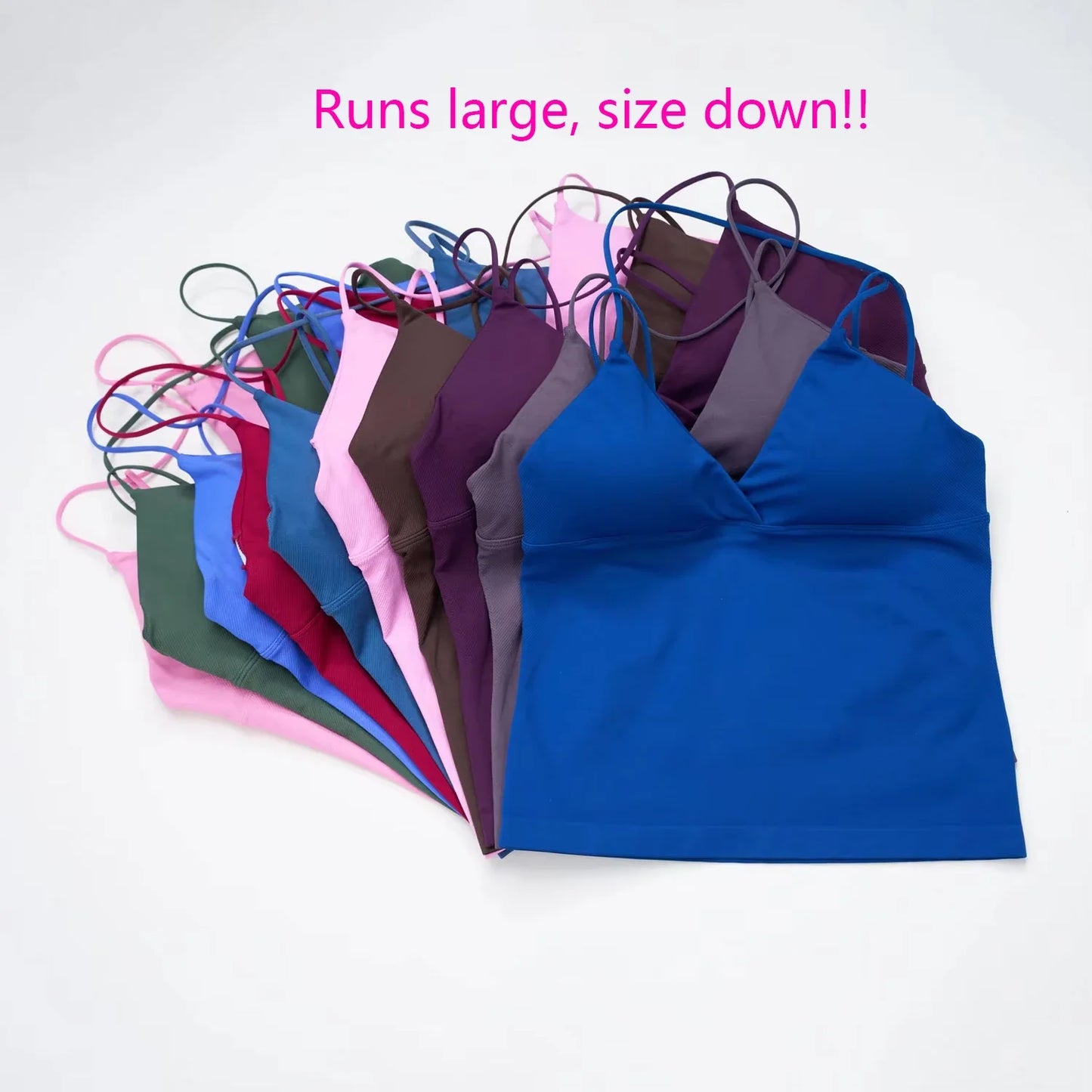 Twist Front Gym Tank Top