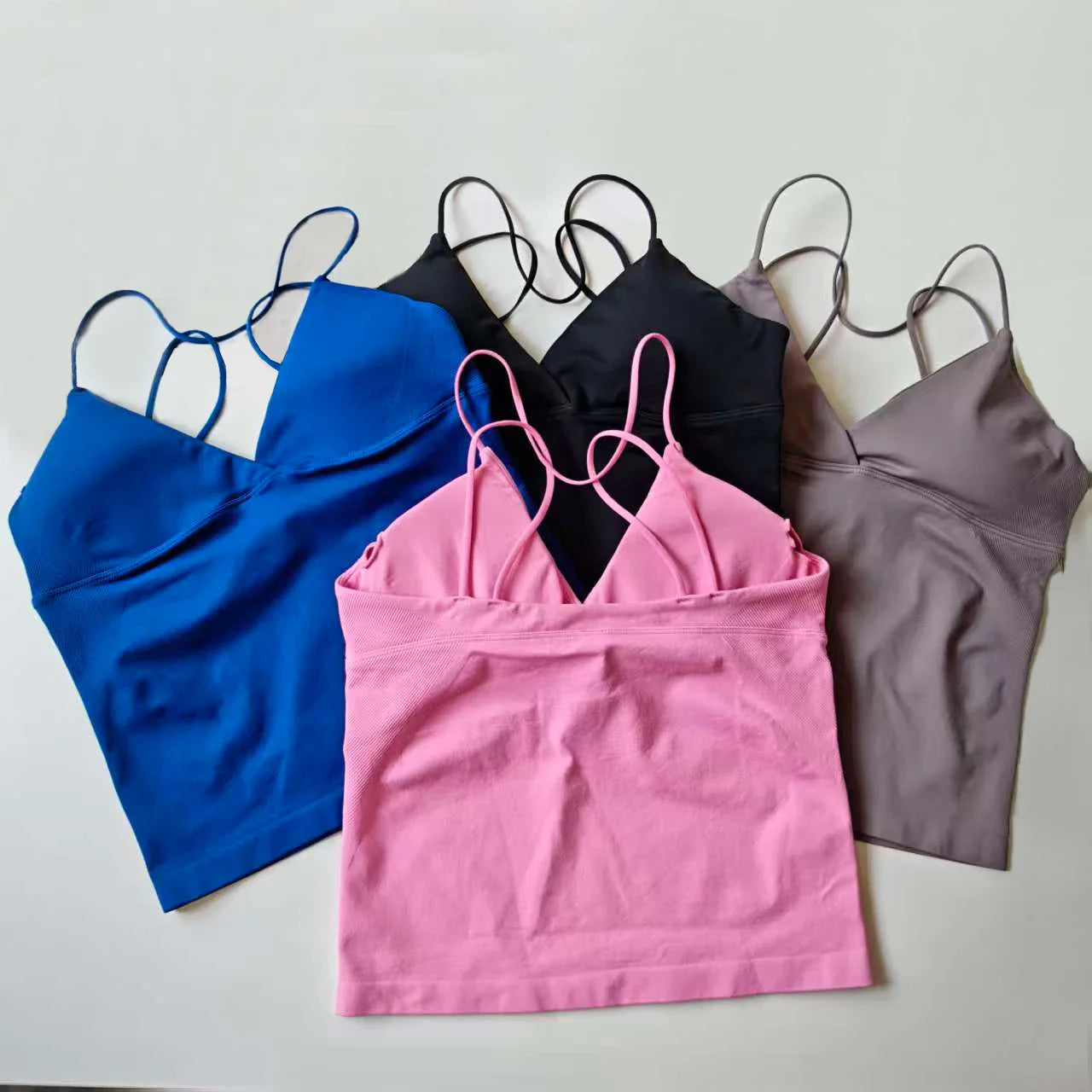 Twist Front Gym Tank Top