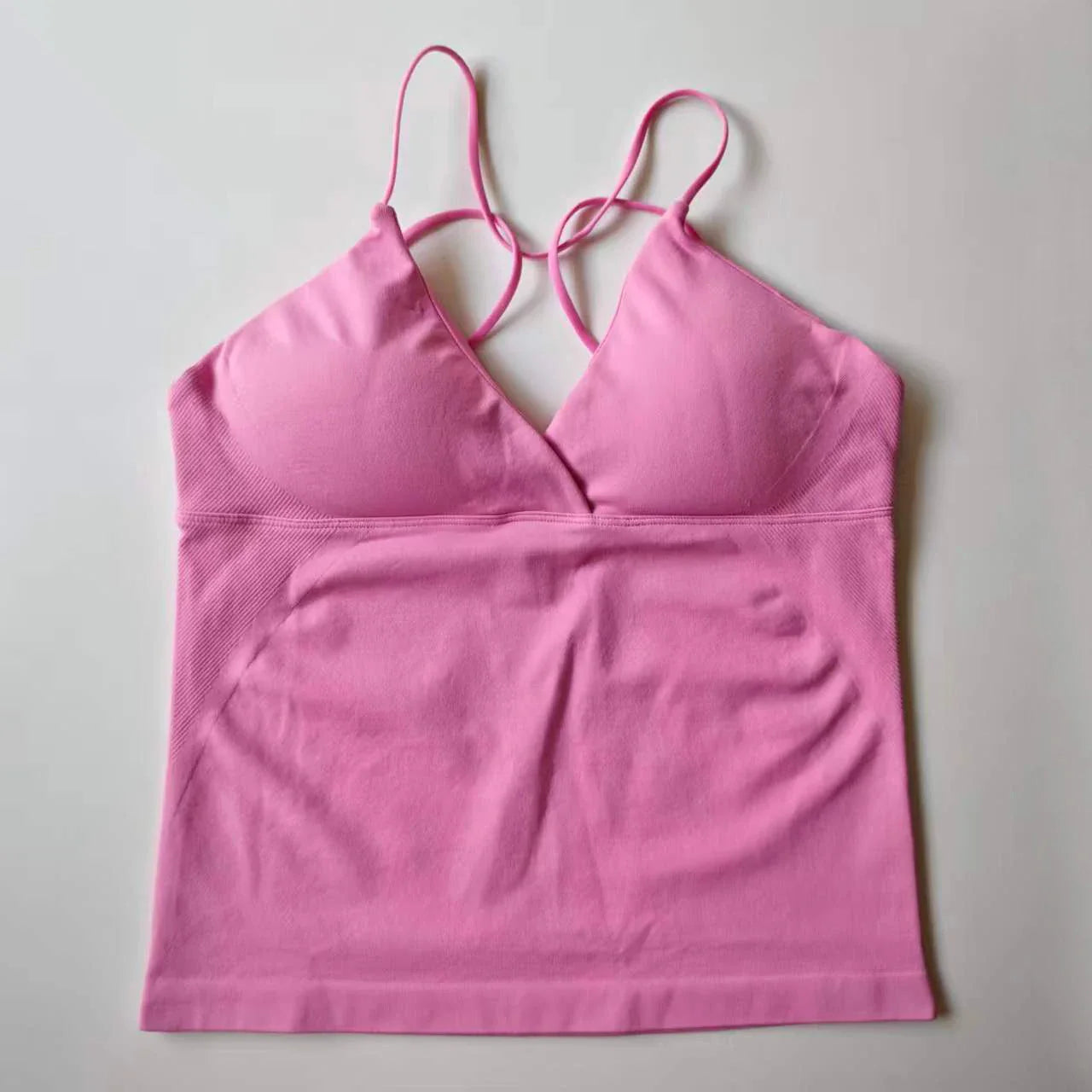 Twist Front Gym Tank Top