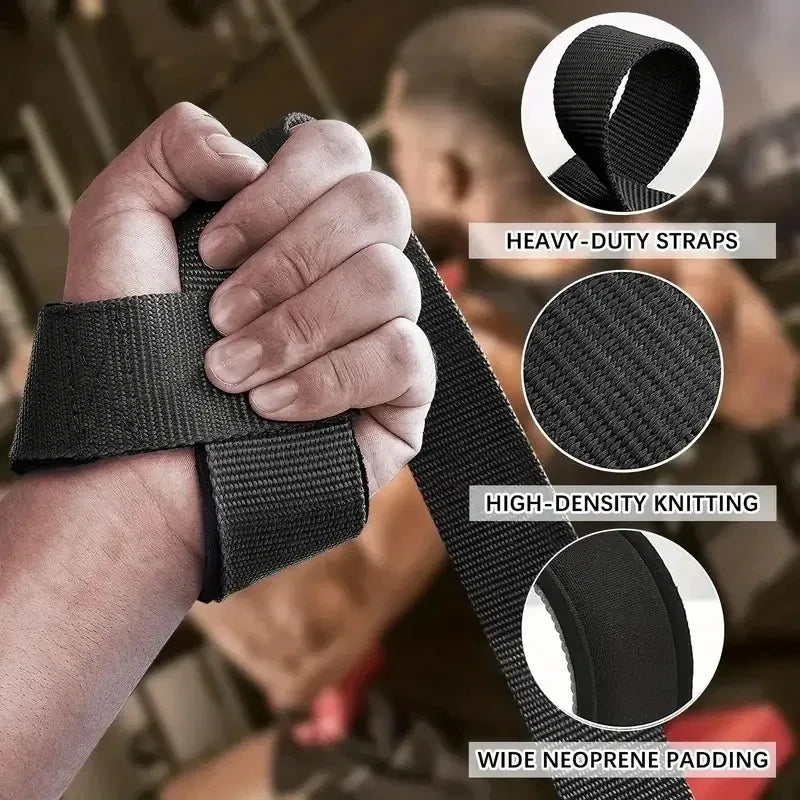 PowerGrip Wrist Straps for Lifting